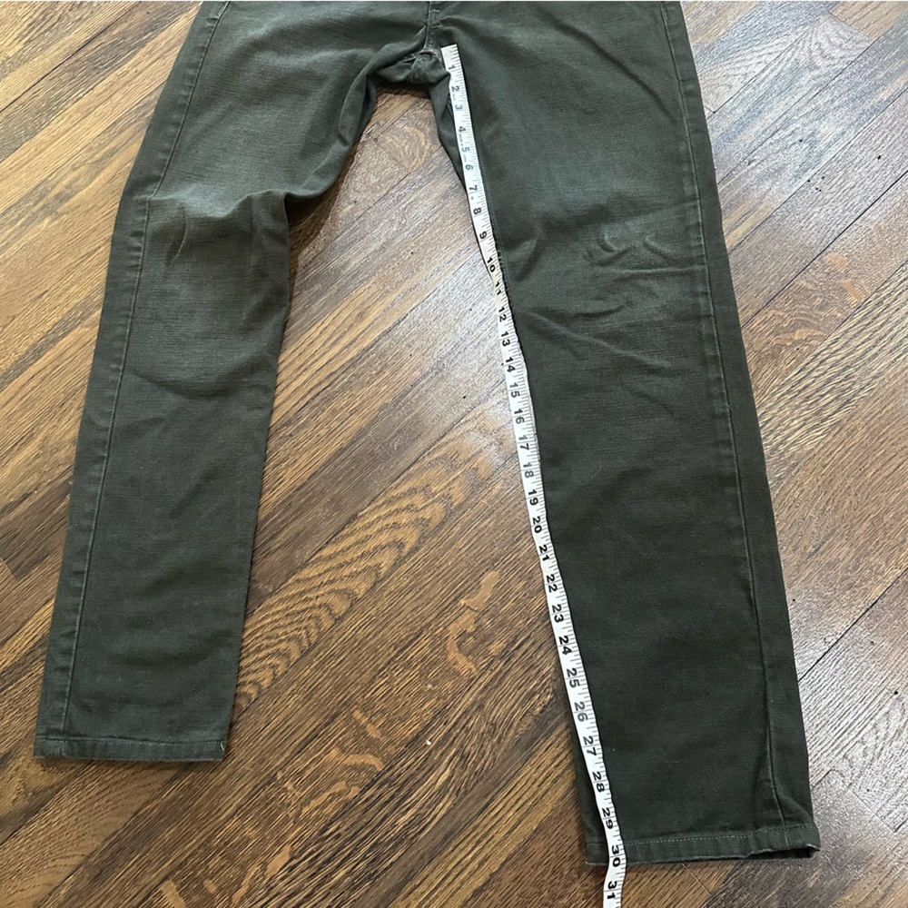 rag & bone Men's Dark Green olive Slim Jeans - Picture 7 of 11